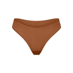 SKIMS Panties Shine Foundations Cheeky Brief Bronze Brown NWT Size 4X
